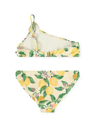 MOLO Little Girl's & Girl's One-Shoulder Lemon-Print 2-Piece Swimsuit | Thumbnail 2