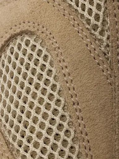 Prada Women's Montecarlo Re-Edition 2005 Suede and Mesh Sneakers - Beige Khaki | Thumbnail 5 Prada Women's Montecarlo Re-Edition 2005 Suede and Mesh Sneakers - Beige Khaki | Thumbnail 5