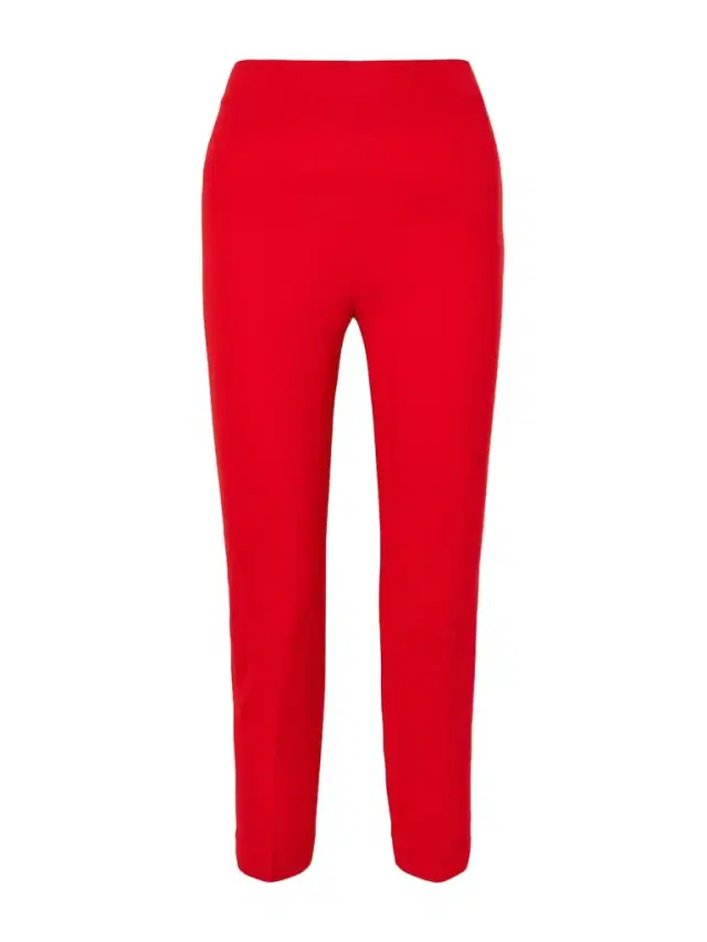 Drew Cropped Stretch-crepe Skinny Pants
