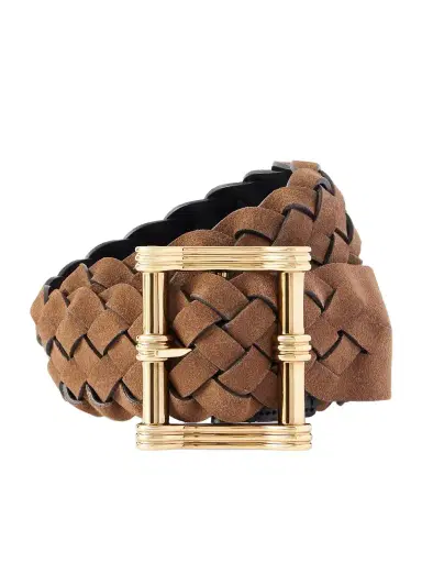 Etro Reversible Woven Suede And Leather Belt | Thumbnail 1 Etro Reversible Woven Suede And Leather Belt | Thumbnail 1