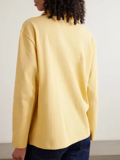 FLORE FLORE Diana Organic Cotton-piqué Polo Shirt | Thumbnail 4 FLORE FLORE Diana Organic Cotton-piqué Polo Shirt | Thumbnail 4