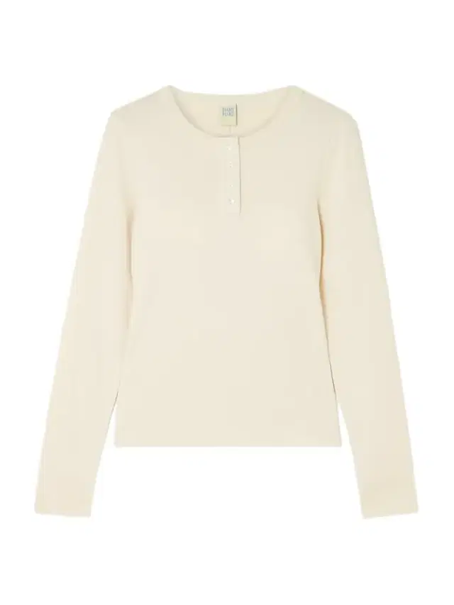 FLORE FLORE Jess Ribbed Organic Cotton-jersey Henley Top