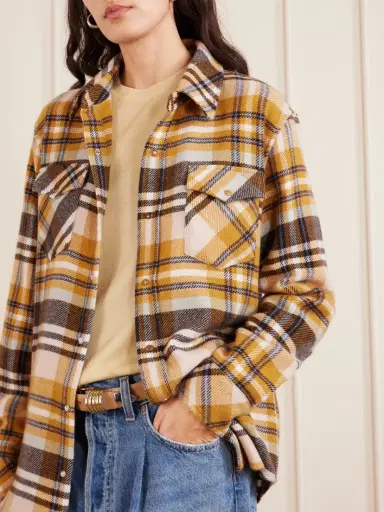 God’s True Cashmere Checked Cashmere Shirt | Thumbnail 5