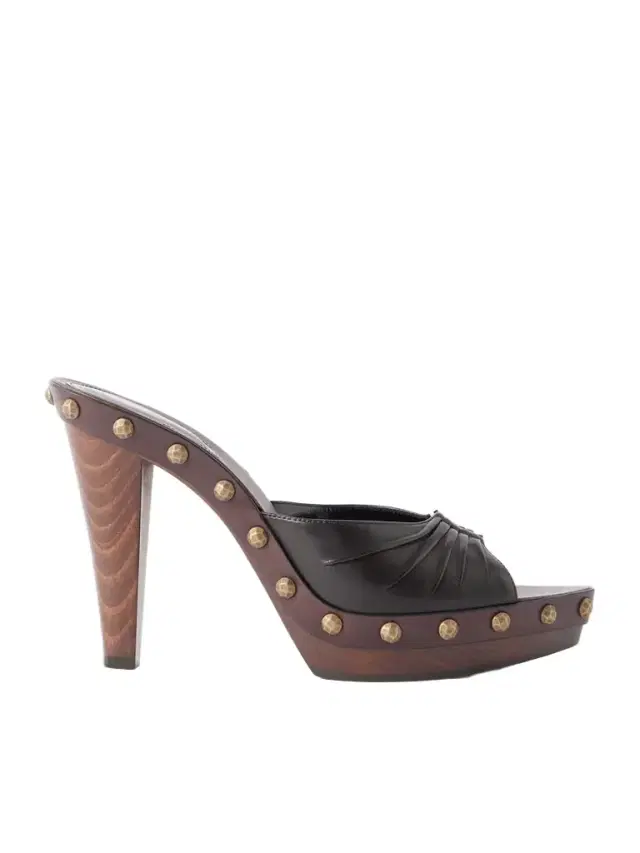 Babylone Embellished Leather Mules