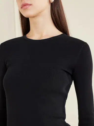 TOTEME Garderob Organic Cotton-jersey Top | Thumbnail 5