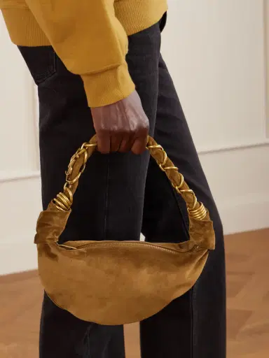 Saint Laurent Amalia Mini Suede Shoulder Bag | Thumbnail 2