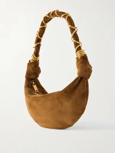 Saint Laurent Amalia Mini Suede Shoulder Bag | Thumbnail 4