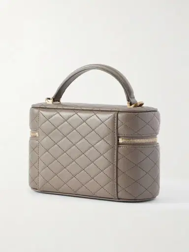 Saint Laurent Gaby Vanity Mini Quilted Leather Shoulder Bag | Thumbnail 4
