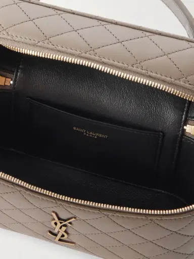 Saint Laurent Gaby Vanity Mini Quilted Leather Shoulder Bag | Thumbnail 6