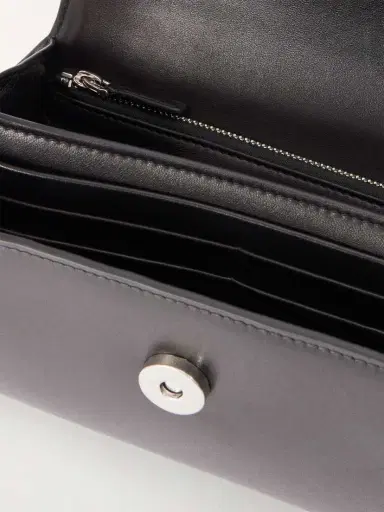 The Row Curved Leather Clutch | Thumbnail 6