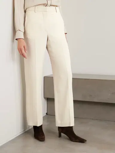 Isabel Marant Noanda Crepe Straight-leg Pants | Thumbnail 4 Isabel Marant Noanda Crepe Straight-leg Pants | Thumbnail 4