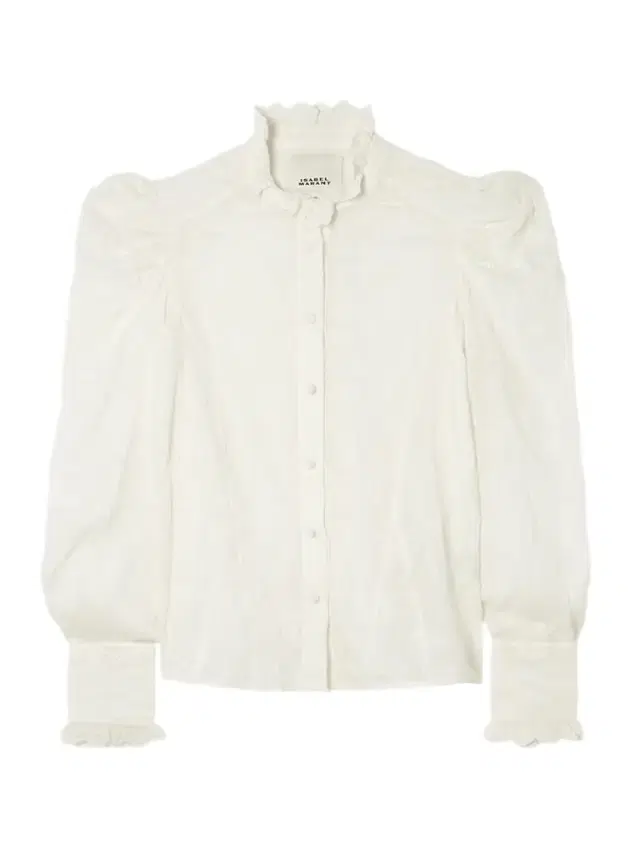Zorica Ruffled Embroidered Cotton And Silk-blend Voile Blouse