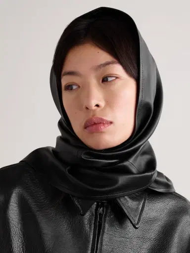 Nour Hammour Leather Headscarf | Thumbnail 2 Nour Hammour Leather Headscarf | Thumbnail 2