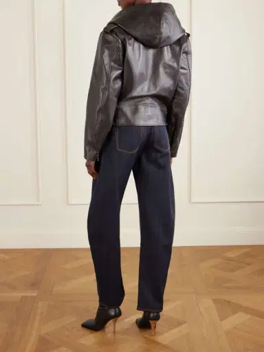 Alaïa Belted Leather Biker Jacket | Thumbnail 3 Alaïa Belted Leather Biker Jacket | Thumbnail 3