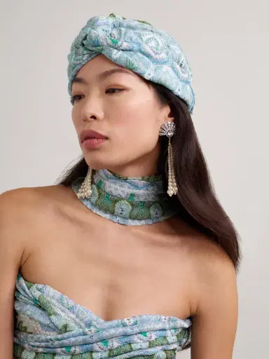 Missoni Metallic Crochet-knit Turban | Thumbnail 2