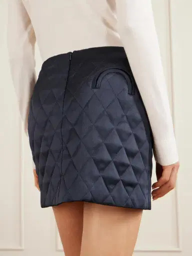 Blazé Milano Novalis Coci Quilted Satin-crepe Mini Skirt | Thumbnail 5