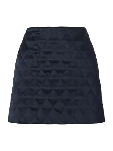 Blazé Milano Novalis Coci Quilted Satin-crepe Mini Skirt | Thumbnail 1