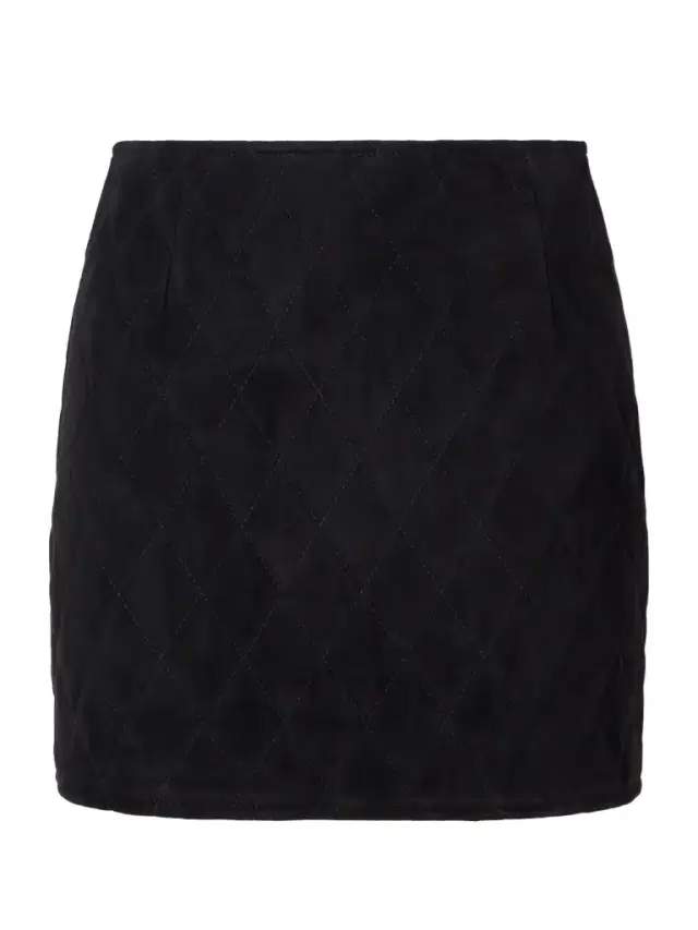 Viva Coci Quilted Suede Mini Skirt