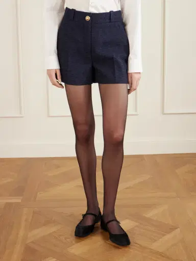 Blazé Milano Esense Teke Cotton-blend Tweed Shorts | Thumbnail 3