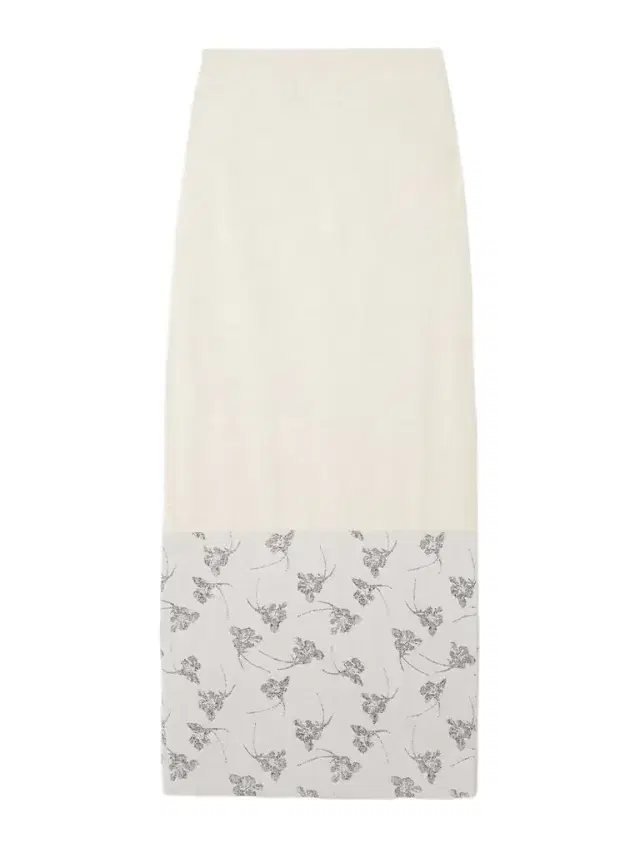 Mila Woven And Denim-jacquard Midi Skirt