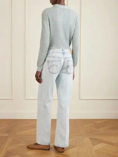 Blazé Milano Nariida Maline Mid-rise Wide-leg Jeans | Thumbnail 4 Blazé Milano Nariida Maline Mid-rise Wide-leg Jeans | Thumbnail 4