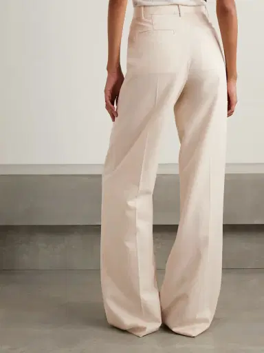 Nili Lotan River Wool-twill Wide-leg Pants | Thumbnail 4 Nili Lotan River Wool-twill Wide-leg Pants | Thumbnail 4
