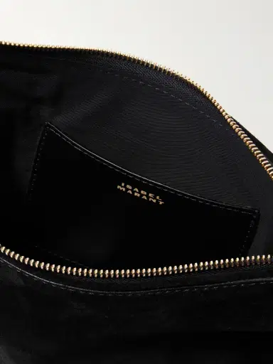 Isabel Marant Oskan Soft Leather-trimmed Studded Suede Shoulder Bag | Thumbnail 5 Isabel Marant Oskan Soft Leather-trimmed Studded Suede Shoulder Bag | Thumbnail 5