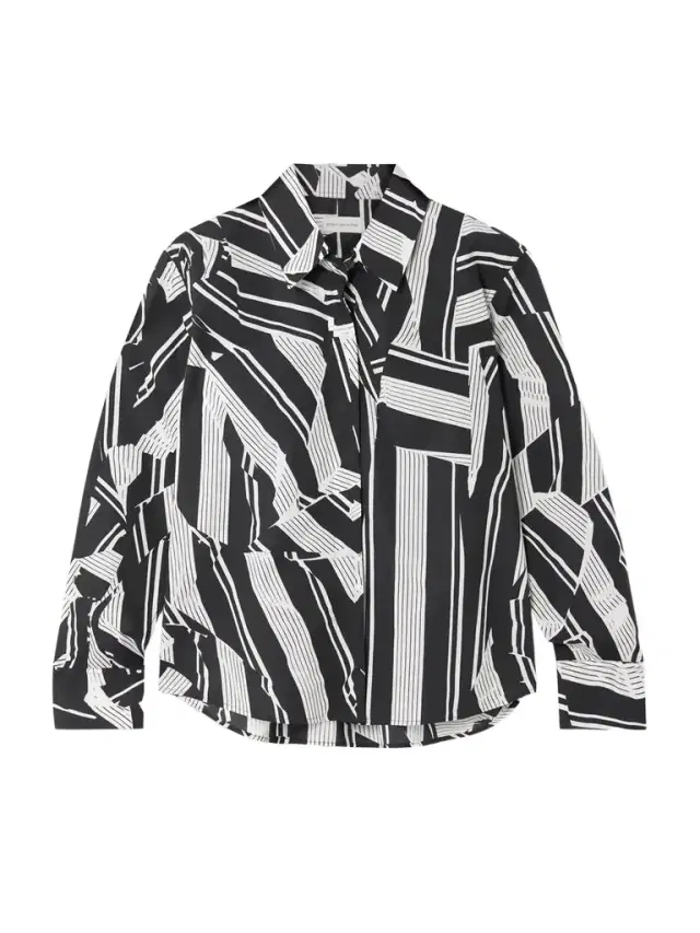 Printed Cotton-poplin Shirt