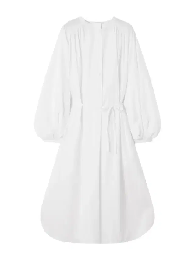 Vitti Oversized Belted Cotton-poplin Midi Dress