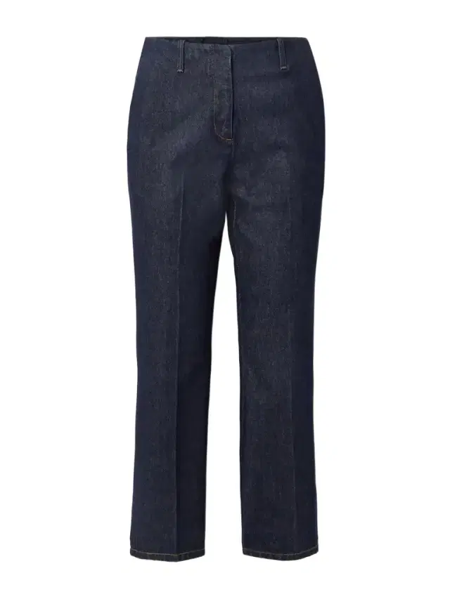Cropped High-rise Flared Jeans
