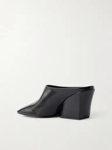 Proenza Schouler Slant Leather Mules | Thumbnail 3 Proenza Schouler Slant Leather Mules | Thumbnail 3