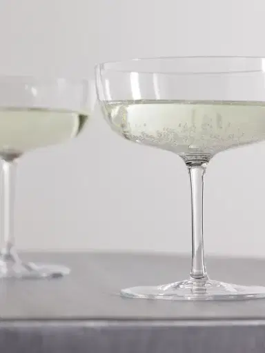 LOBMEYR Set Of Two Crystal Glass Champagne Coupes | Thumbnail 3