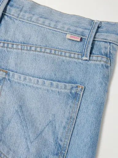 Mother Snacks! The Lemon Twist Mid-rise Wide-leg Jeans | Thumbnail 6 Mother Snacks! The Lemon Twist Mid-rise Wide-leg Jeans | Thumbnail 6