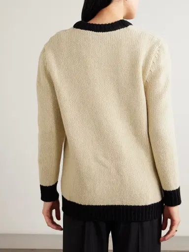 Valentino Garavani Embroidered Wool Cardigan | Thumbnail 3