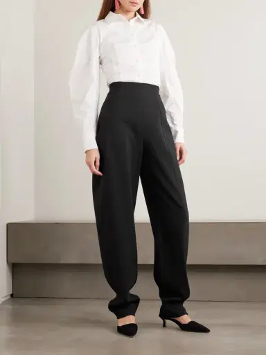 Carolina Herrera Isla Wool-blend Barrel-leg Pants | Thumbnail 2 Carolina Herrera Isla Wool-blend Barrel-leg Pants | Thumbnail 2