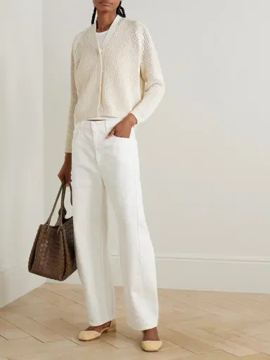 Max Mara Open-knit Silk-blend Cardigan | Thumbnail 2 Max Mara Open-knit Silk-blend Cardigan | Thumbnail 2