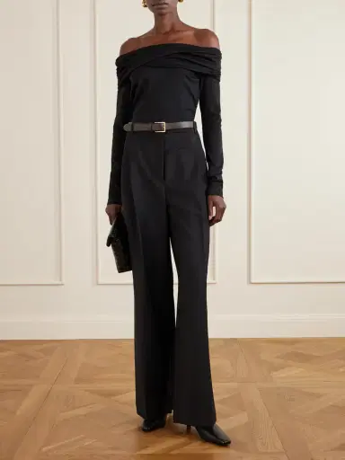Max Mara Off-the-shoulder Wool Top | Thumbnail 2 Max Mara Off-the-shoulder Wool Top | Thumbnail 2