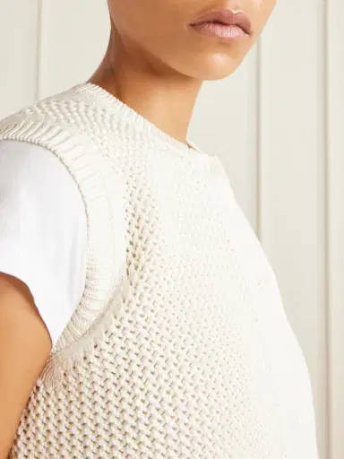 Max Mara Open-knit Silk-blend Top | Thumbnail 5 Max Mara Open-knit Silk-blend Top | Thumbnail 5