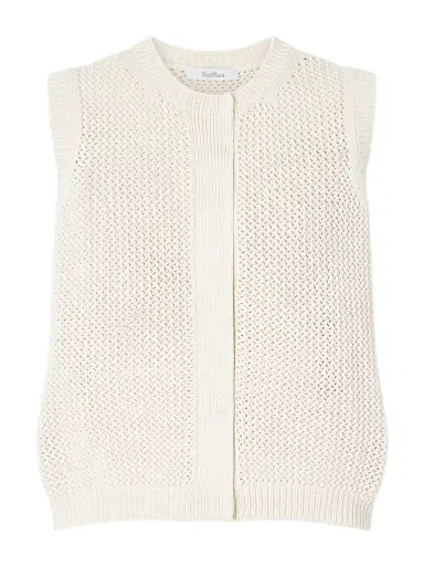Max Mara Open-knit Silk-blend Top | Thumbnail 1 Max Mara Open-knit Silk-blend Top | Thumbnail 1
