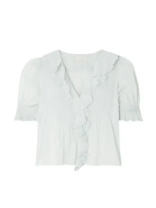 Henri Ruffled Pintucked Organic Cotton-voile Top