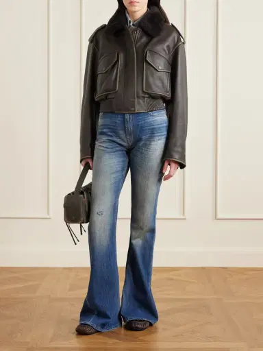 Acne Studios Shearling Bomber Jacket | Thumbnail 2