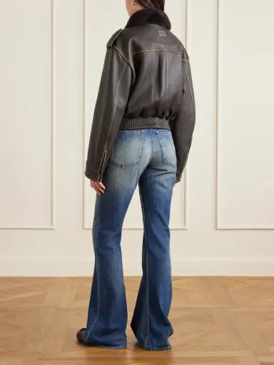 Acne Studios Shearling Bomber Jacket | Thumbnail 4