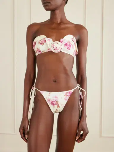 Magda Butrym Appliquéd Floral-print Bikini Top | Thumbnail 2 Magda Butrym Appliquéd Floral-print Bikini Top | Thumbnail 2