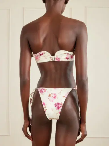 Magda Butrym Appliquéd Floral-print Bikini Top | Thumbnail 3 Magda Butrym Appliquéd Floral-print Bikini Top | Thumbnail 3