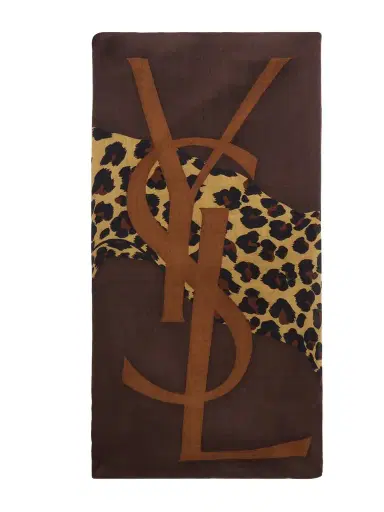 Saint Laurent Printed Wool-twill Scarf | Thumbnail 1 Saint Laurent Printed Wool-twill Scarf | Thumbnail 1