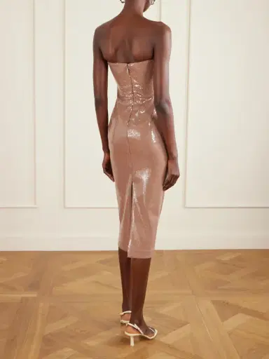 Alex Perry Strapless Sequined Stretch-mesh Gown | Thumbnail 3 Alex Perry Strapless Sequined Stretch-mesh Gown | Thumbnail 3