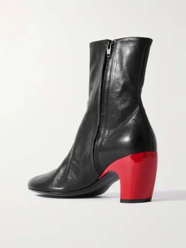 Dries Van Noten Leather Ankle Boots | Thumbnail 3 Dries Van Noten Leather Ankle Boots | Thumbnail 3