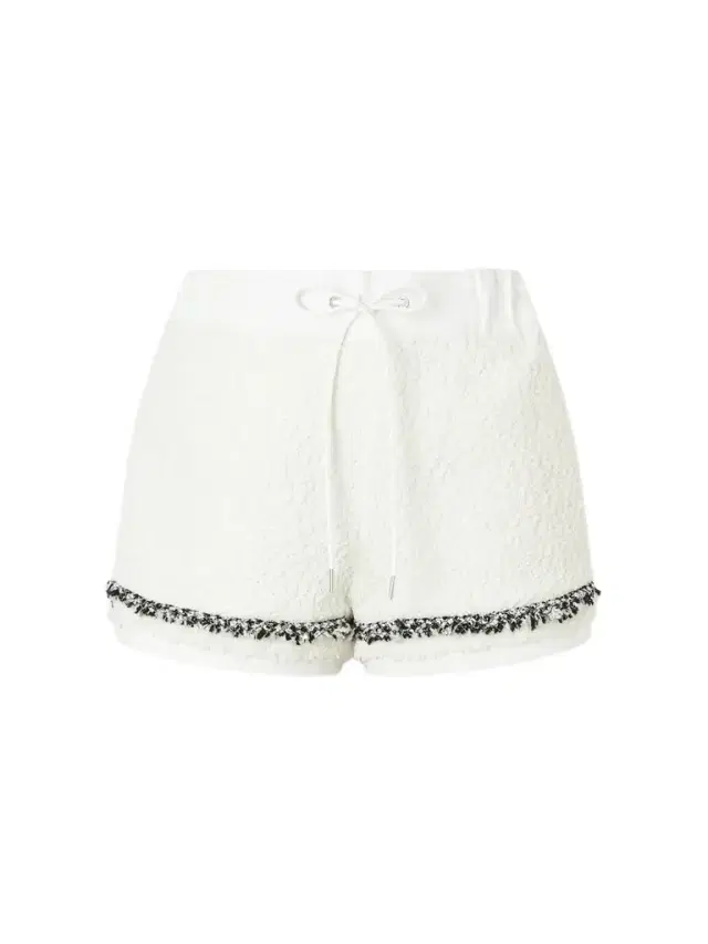 Canvas-trimmed Bouclé-tweed Shorts