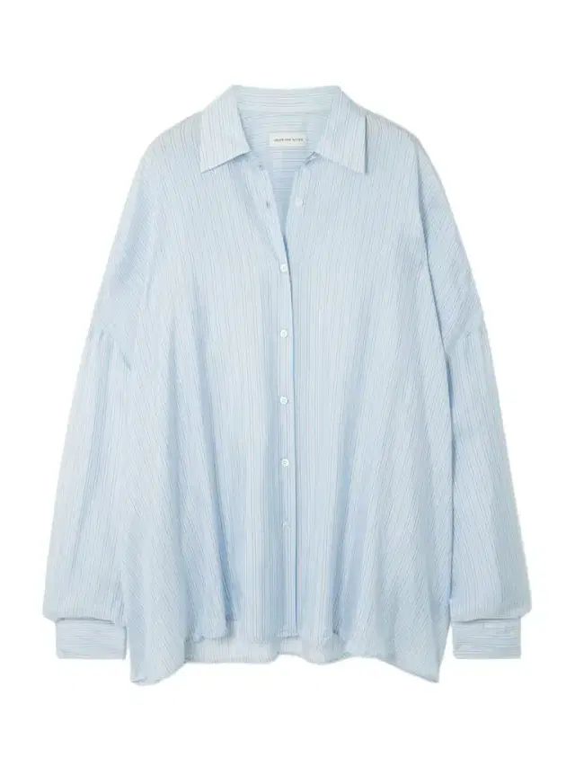 Oversized Striped Satin-crepe Shirt