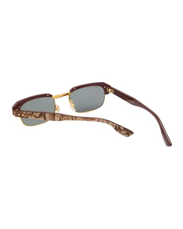 Men 's Half-Rim Rectangle Sunglasses